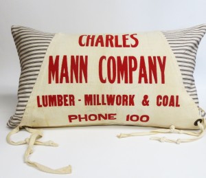A unique vintage pillow